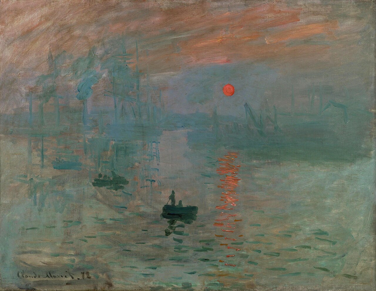 Impression, soleil levant de Claude Monet