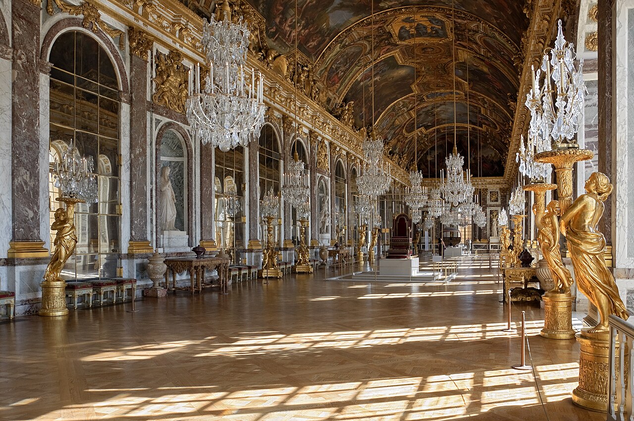 La galerie des Glaces du château de Versailles
