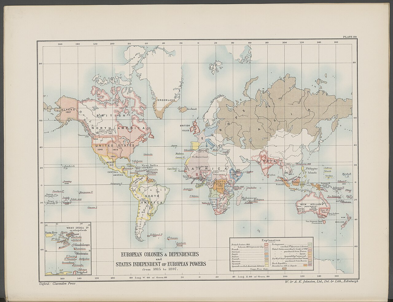 Une vieille carte du monde