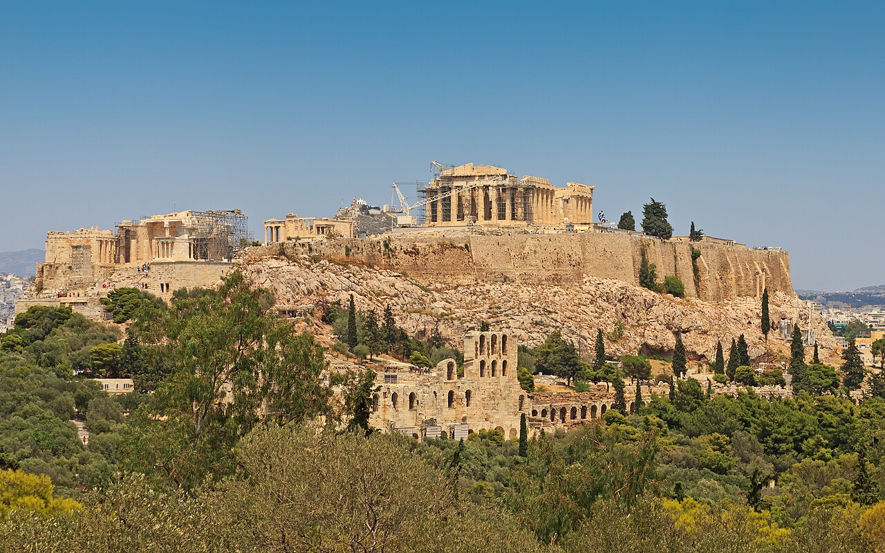 Le Parthénon sur l'Acropole d'Athènes