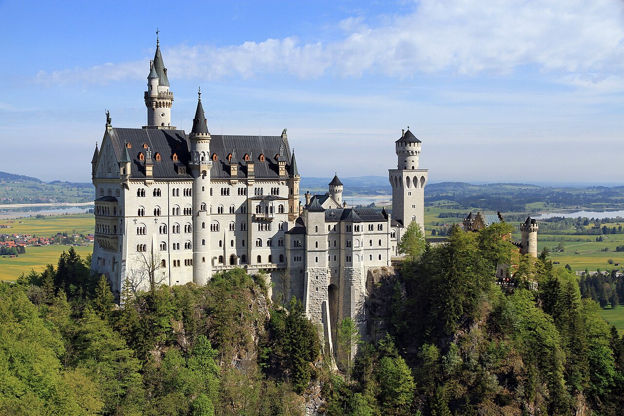 Le château de Neuschwanstein en Bavière