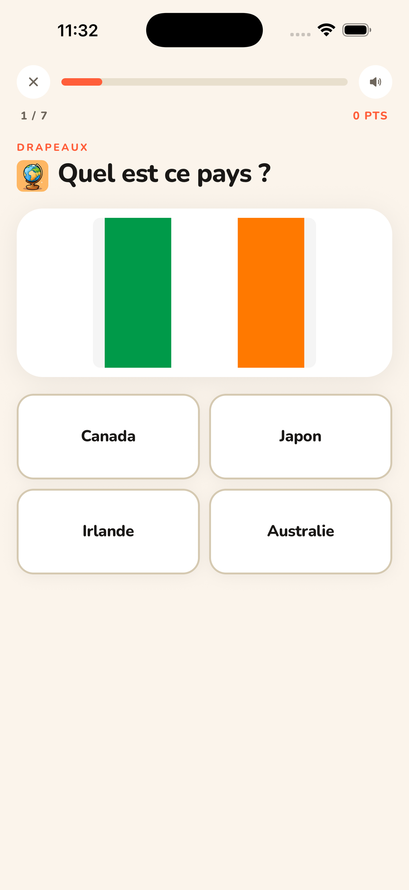 Quiz Drapeaux SAPIRO
